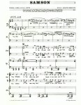 Front page of score to Samson by Joseph Horovitz.